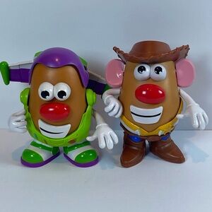 Hasbro Toy Story Mr Potato Heads Buzz Lightyear & Sheriff Woody Disney Complete